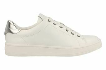 Berca Shoes Calvin Klein Sneaker Laag Dames Solange Soft Nappa - Wit aanbieding