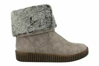 Berca Shoes Sun & Shadow Boot Dames Faux Fur - Grijs aanbieding