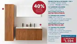Zelfbouwmarkt Meuble de salle de bains « FAE » aanbieding
