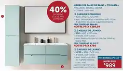 Zelfbouwmarkt Meuble de salle de bains « Truman » aanbieding