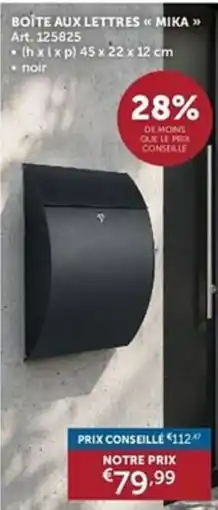 Zelfbouwmarkt Boîte aux lettres Mika aanbieding