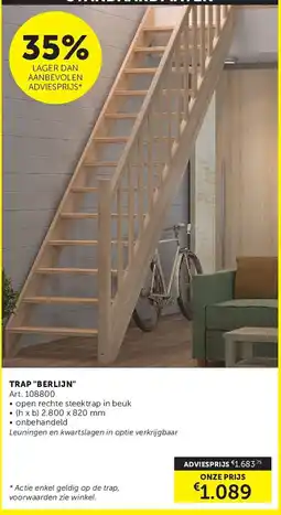 Zelfbouwmarkt Trap berlijn aanbieding
