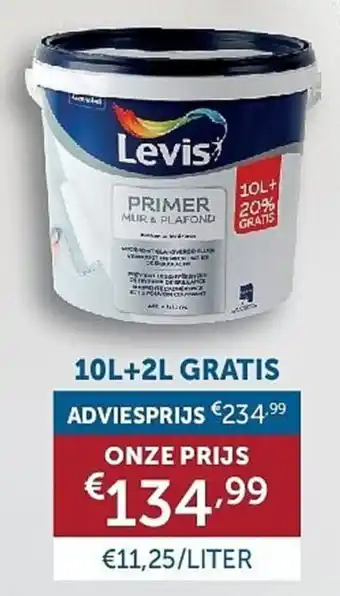 Levis primer mur & plafond
