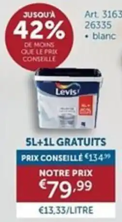 Zelfbouwmarkt Levis aanbieding