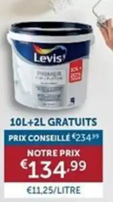 Zelfbouwmarkt Levis primer aanbieding
