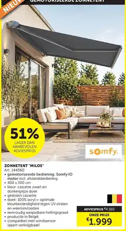 Zelfbouwmarkt Zonnetent "Milos" aanbieding