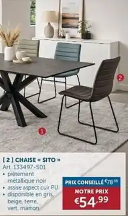 Zelfbouwmarkt Chaise sito aanbieding