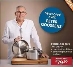 Zelfbouwmarkt Cocotte inox aanbieding