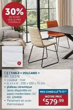 Zelfbouwmarkt Table volcano aanbieding