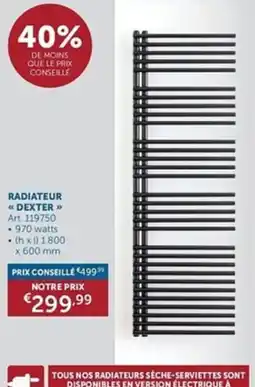 Zelfbouwmarkt Radiateur dexter aanbieding