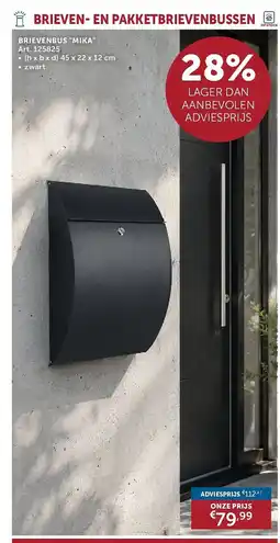 Zelfbouwmarkt Brievenbus mika aanbieding
