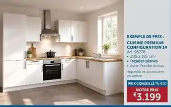 Cuisine premium configuration 14