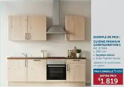 Zelfbouwmarkt Cuisine premium configuration 1 aanbieding