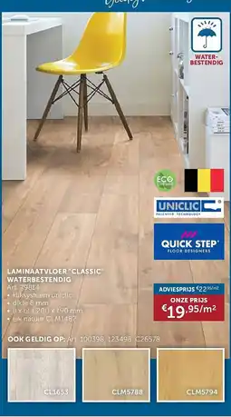 Zelfbouwmarkt laminaatvloer classic aanbieding