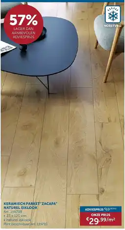 Zelfbouwmarkt Keramisch parket zacapa aanbieding