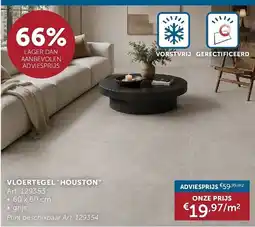 Zelfbouwmarkt Vloertegel houston aanbieding