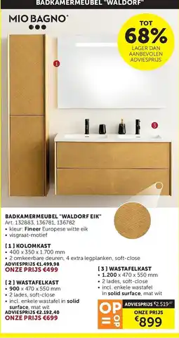 Zelfbouwmarkt Badkamermeubel waldorf aanbieding