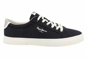 Berca Shoes Pepe Jeans Sneaker Laag Heren Kenton Basic - Blauw aanbieding