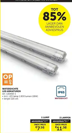 Zelfbouwmarkt Waterdichte led armaturen aanbieding