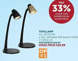 Zelfbouwmarkt Tafellamp aanbieding