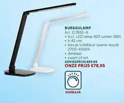 Zelfbouwmarkt Bureaulamp aanbieding