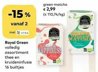 Bio Planet Royal green green matcha aanbieding