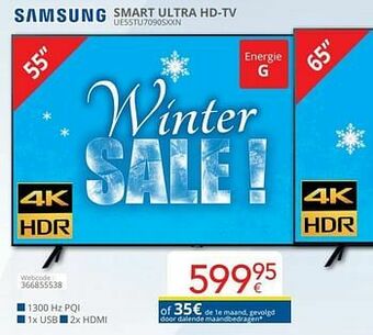 Eldi Samsung smart ultra hd-tv ue55tu7090sxxn aanbieding