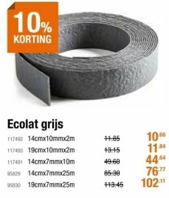 Cevo Ecolat grijs aanbieding