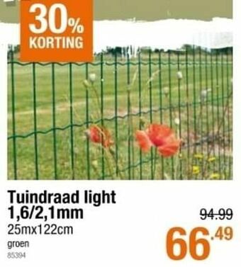 Cevo Tuindraad light aanbieding
