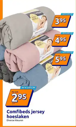 Action Comfibeds jersey hoeslaken aanbieding