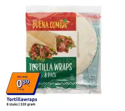 Action Tortillawraps aanbieding