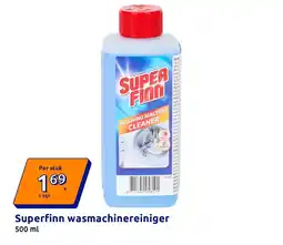 Action Superfinn wasmachinereiniger aanbieding