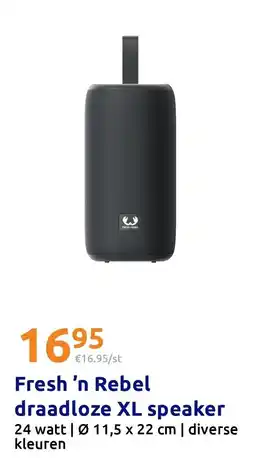 Action Fresh 'n Rebel draadloze XL speaker aanbieding