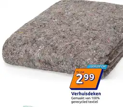 Action Verhuisdeken aanbieding