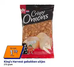 Action King's Harvest gebakken uitjes aanbieding