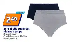 Action Sensabelle seamless highwaist slips aanbieding