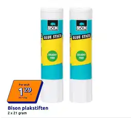Action Bison plakstiften aanbieding