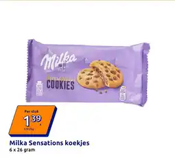 Action Milka Sensations koekjes aanbieding