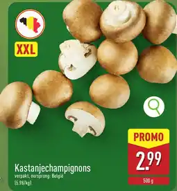 ALDI Kastanje champignons aanbieding