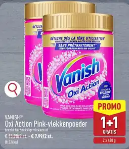 ALDI Vanish Oxi Action Pink-vlekkenpoeder aanbieding