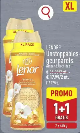 ALDI Lenor Unstoppables-geurparels aanbieding
