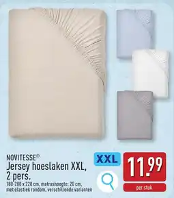 ALDI Jersey hoeslaken XXL aanbieding