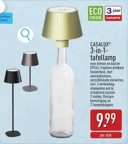 ALDI Casalux 3-in-1 tafellamp aanbieding