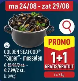 ALDI Golden Seafood Super mosselen aanbieding