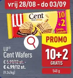 ALDI Lu cent wafers aanbieding