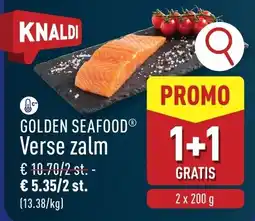 ALDI Golden seafood verse zalm aanbieding