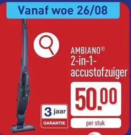 ALDI Ambiano 2-in-1 accustofzuiger aanbieding