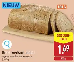 ALDI Bruin vierkant brood aanbieding