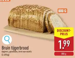 ALDI Bruin tijgerbrood aanbieding