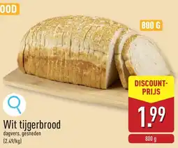 ALDI Wit tijgerbrood aanbieding